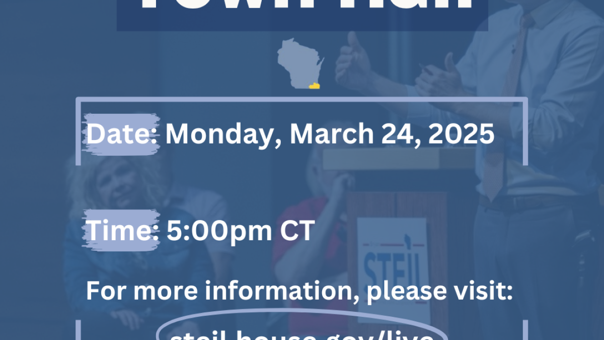 Steil to Hold Third Telephone Town Hall